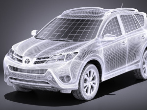 Toyota RAV4 2014 vray Modelo 3D