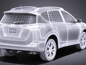 Toyota RAV4 2014 vray Modelo 3D