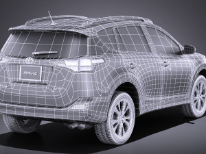 Toyota RAV4 2014 vray Modelo 3D