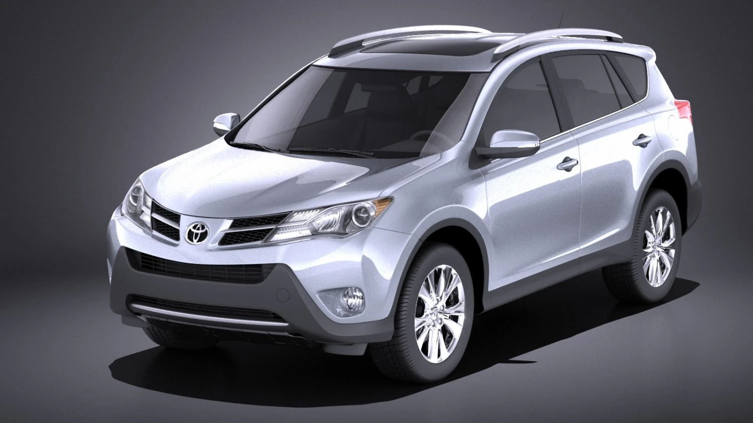 Toyota RAV4 2015 vray 3D Model .c4d .max .obj .3ds .fbx .stl .blend