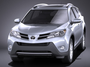 Toyota RAV4 2015 vray 3D Модель