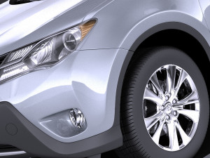 Toyota RAV4 2015 vray 3D Модель