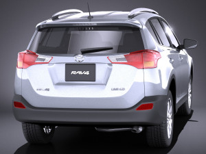 Toyota RAV4 2015 vray 3D Модель