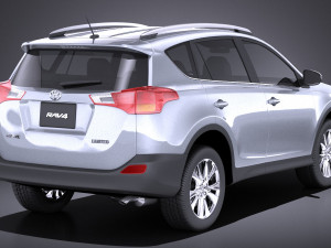 Toyota RAV4 2015 vray 3D Модель