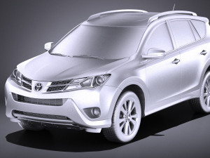 Toyota RAV4 2015 vray 3D Модель