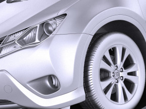 Toyota RAV4 2015 vray 3D Модель