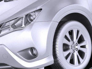 Toyota RAV4 2015 vray 3D Model
