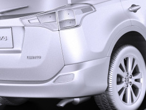 Toyota RAV4 2015 vray 3D Модель