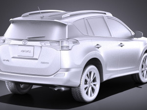 Toyota RAV4 2015 vray 3D Модель