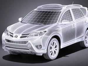 Toyota RAV4 2015 vray 3D Model