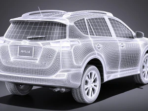 Toyota RAV4 2015 vray 3D Model