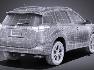 Toyota RAV4 2015 vray 3D Model