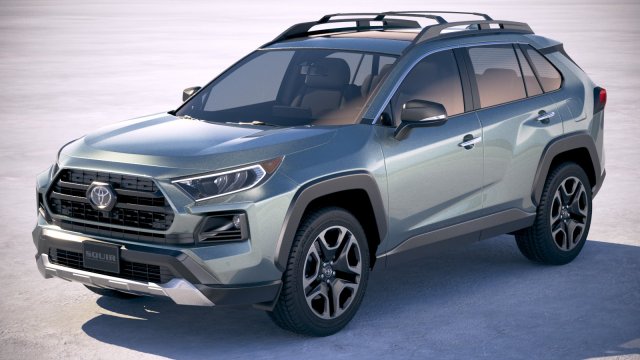 Toyota RAV4 Adventure 2019 Modèle 3D .c4d .max .obj .3ds .fbx .stl .blend