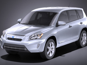 Toyota RAV4 EV 2014 vray 3D Model