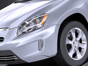 Toyota RAV4 EV 2014 vray Model 3D