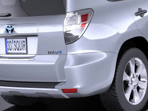 Toyota RAV4 EV 2014 vray 3D Model