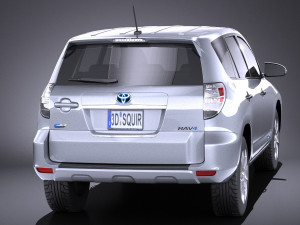 Toyota RAV4 EV 2014 vray Model 3D