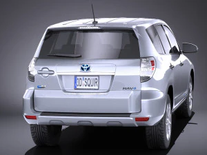 Toyota RAV4 EV 2014 vray 3D Model