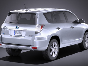 Toyota RAV4 EV 2014 vray Model 3D