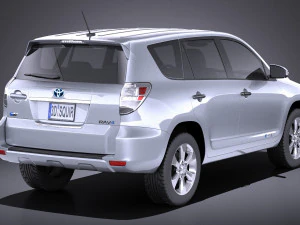 Toyota RAV4 EV 2014 vray 3D Model