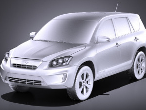 Toyota RAV4 EV 2014 vray Model 3D