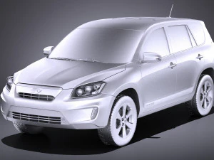 Toyota RAV4 EV 2014 vray 3D Model