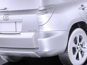 Toyota RAV4 EV 2014 vray 3D Model