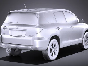 Toyota RAV4 EV 2014 vray 3D Model