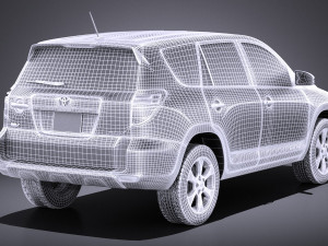 Toyota RAV4 EV 2014 vray Model 3D
