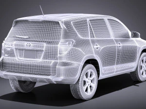 Toyota RAV4 EV 2014 vray 3D Model