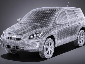 Toyota RAV4 EV 2014 vray 3D Model