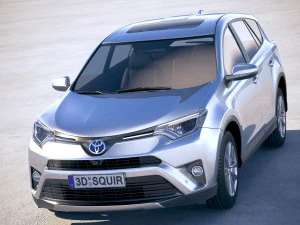 Toyota RAV4 Hybrid EU 2017 3D Model
