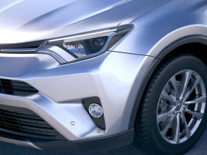 Toyota RAV4 Hybrid EU 2017 Modello 3D