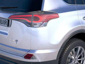 Toyota RAV4 Hybrid EU 2017 3D Model