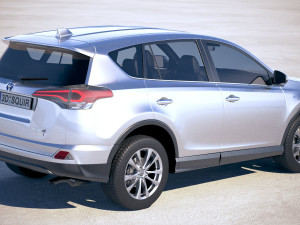 Toyota RAV4 Hybrid EU 2017 Modello 3D