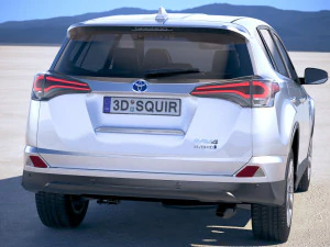 Toyota RAV4 Hybrid EU 2017 3D Model