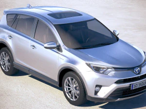 Toyota RAV4 Hybrid EU 2017 3D Model