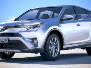 Toyota RAV4 Hybrid EU 2017 3D Model