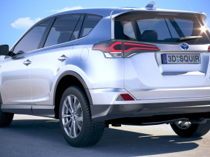Toyota RAV4 Hybrid EU 2017 Modello 3D