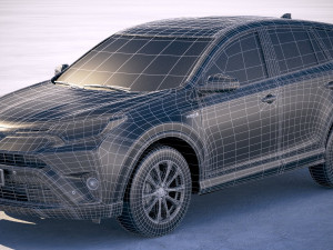 Toyota RAV4 Hybrid EU 2017 Modello 3D