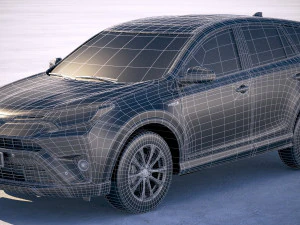 Toyota RAV4 Hybrid EU 2017 3D Model