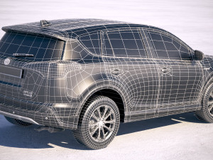 Toyota RAV4 Hybrid EU 2017 Modello 3D