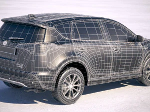 Toyota RAV4 Hybrid EU 2017 3D Model