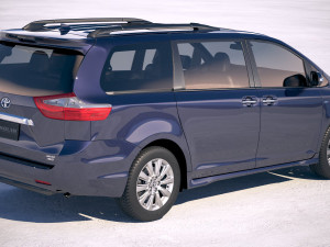 Toyota Sienna 2018 Modelo 3D