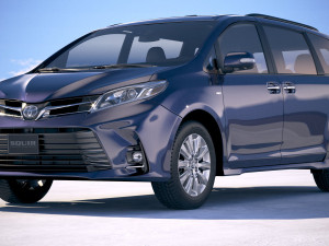 Toyota Sienna 2018 Modelo 3D