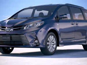 Toyota Sienna 2018 3D Model