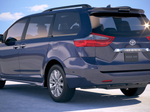Toyota Sienna 2018 Modelo 3D