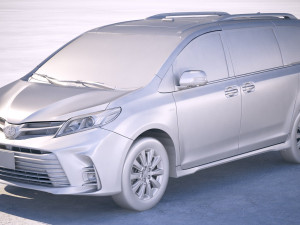 Toyota Sienna 2018 Modelo 3D