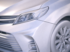 Toyota Sienna 2018 Modelo 3D