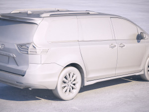Toyota Sienna 2018 Modelo 3D